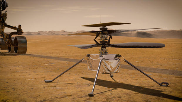 अन्तरिक्ष नियोग नासाले मंगलग्रहमा हेलिकप्टर उडाउने तयारी गर्दै