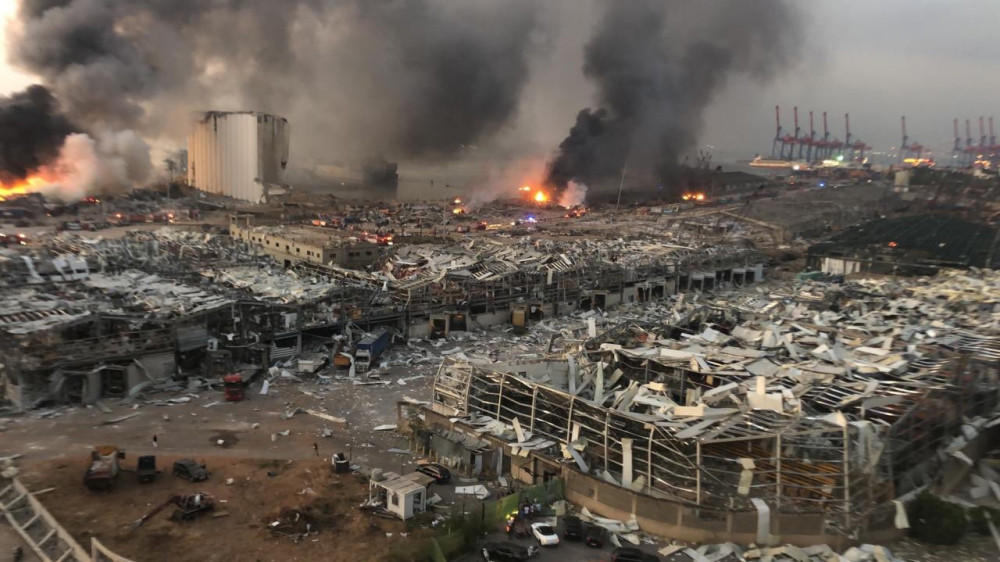 लेबनान विस्फोट अपडेट :१३५ को मृत्यु, ५ हजार बढी घाइते