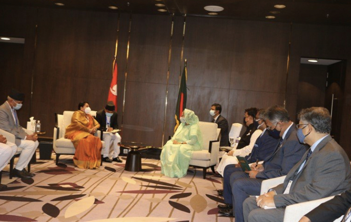 Bangladeshi PM Calls On President Bhandari