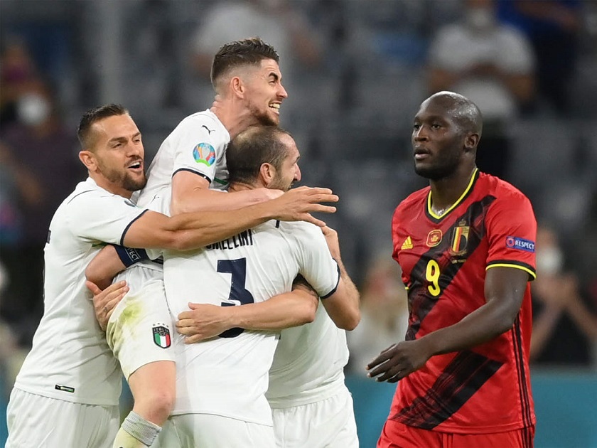 युरोकप- बेल्जियमलाई २-१ ले पराजित गर्दै इटली सेमिफाइनलमा